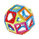Joc de constructie magnetic - 30 piese Joc de constructie magnetic - 30 piese