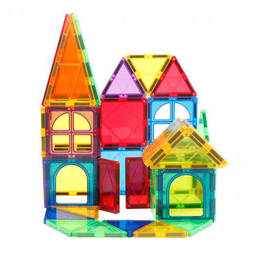 Joc de constructie magnetic - 70 piese Joc de constructie magnetic - 70 piese