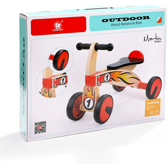 Bicicleta din lemn fara pedale Bicicleta din lemn fara pedale