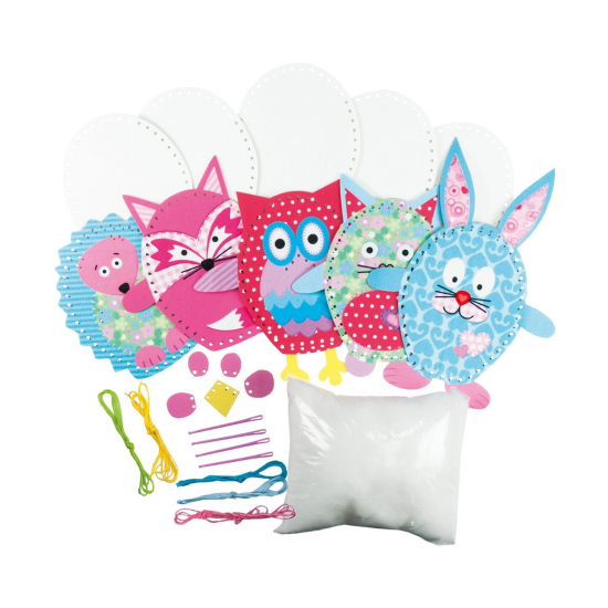 Set creativ de cusut - Animalute din fetru