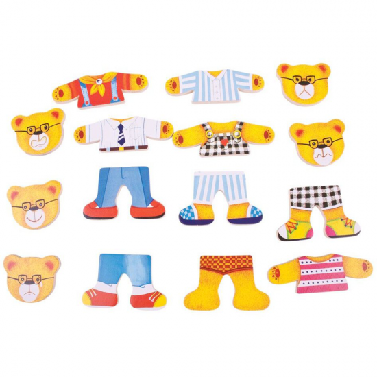 Joc lemn de potrivire - Familia ursuletilor