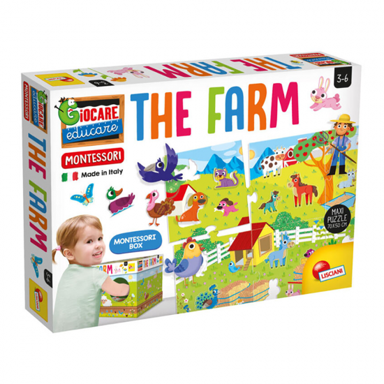 Joc Montessori, tactil - Ferma