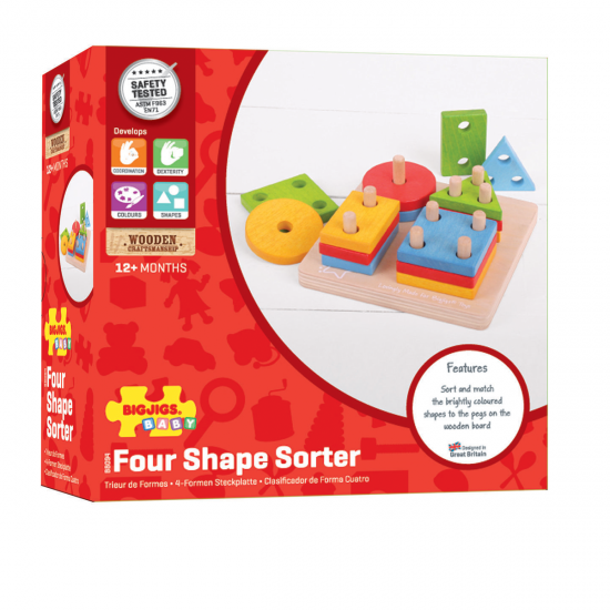 Joc de sortare - 4 forme geometrice