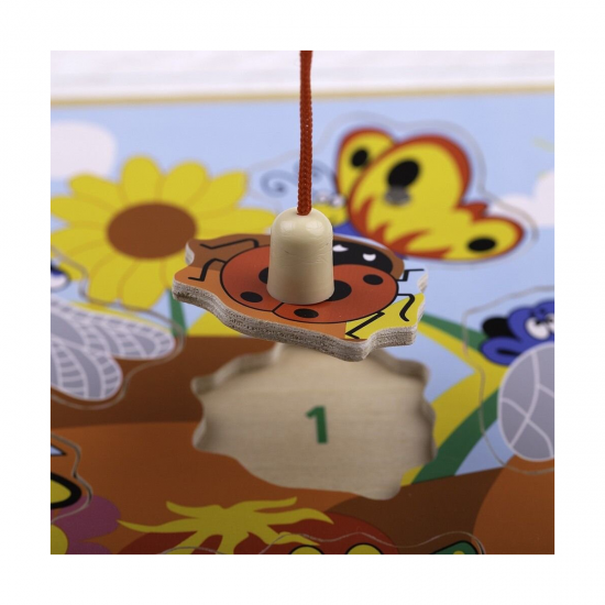 Joc de pescuit magnetic - Prietenii din gradina