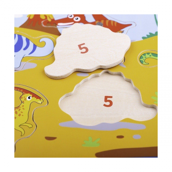 Joc magnetic - Dinozaurii fiorosi Joc magnetic - Dinozaurii fiorosi