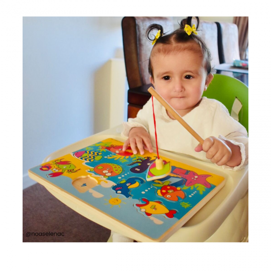 Joc de pescuit magnetic - Animalutele marine