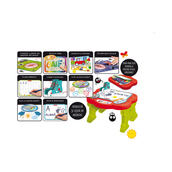 Masuta activitati copii, Montessori, in limba romana