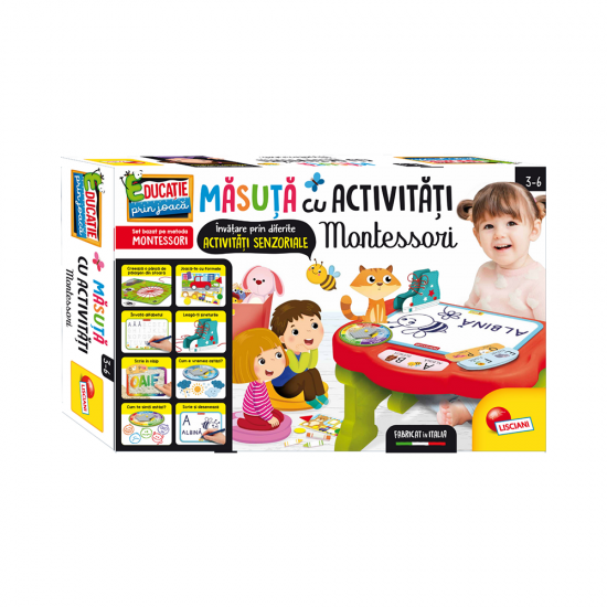 Masuta activitati copii, Montessori, in limba romana