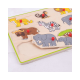 Puzzle incastru din lemn - Safari Puzzle incastru din lemn - Safari