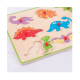 Puzzle lemn incastru - Dinozauri