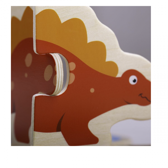 Puzzle lemn - Dinozauri Puzzle lemn - Dinozauri