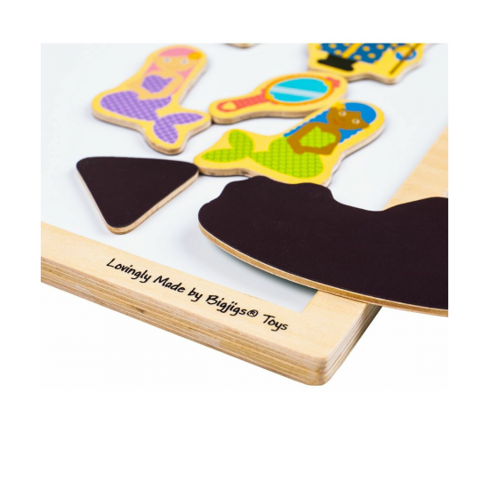 Tabla magnetica cu rama din lemn