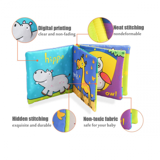 Set de 6 carticele fosnitoare pentru bebelusi