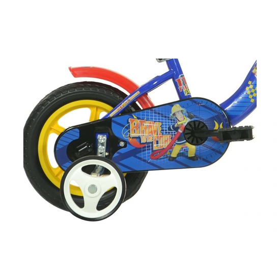 Bicicleta copii, 10 inch, Pompierul Sam, Dino Bike Bicicleta copii, 10 inch, Pompierul Sam, Dino Bike