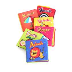 Set de 6 carticele fosnitoare pentru bebelusi