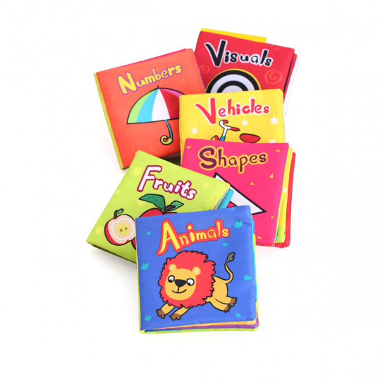 Set de 6 carticele fosnitoare pentru bebelusi