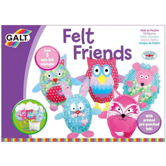 Set creativ de cusut - Animalute din fetru