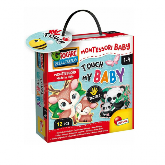 Joc de indemanare Montessori, tactil - Mama si puiul