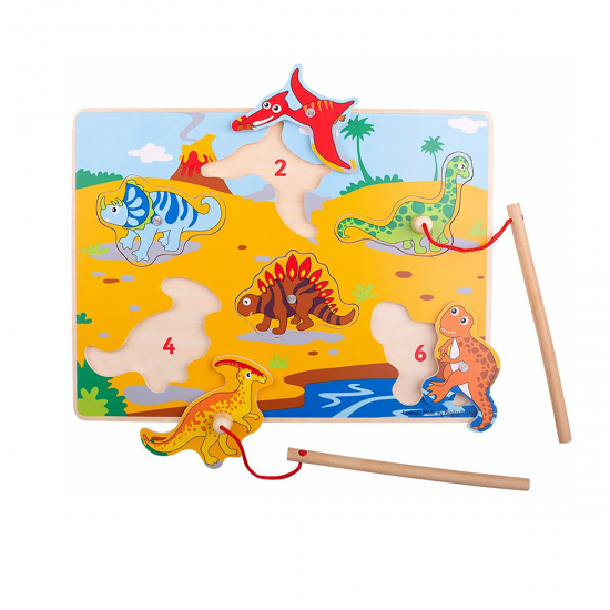 Joc magnetic - Dinozaurii fiorosi Joc magnetic - Dinozaurii fiorosi