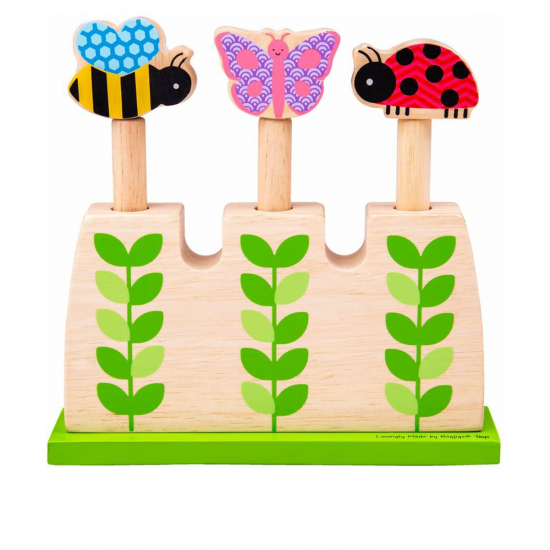 Jucarie din lemn Pop-Up - In gradina Jucarie din lemn Pop-Up - In gradina