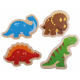 Puzzle lemn - Dinozauri Puzzle lemn - Dinozauri