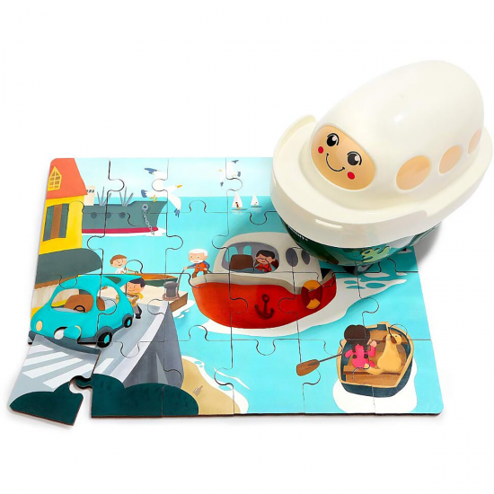 Puzzle din lemn - Vaporas