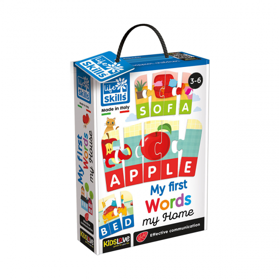 Puzzle copii - Primele cuvinte in limba engleza, Life Skills - La mine acasa Puzzle copii - Primele cuvinte in limba engleza, Life Skills - La mine acasa