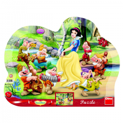 Puzzle cu rama - Alba ca Zapada (25 piese) Puzzle cu rama - Alba ca Zapada (25 piese)