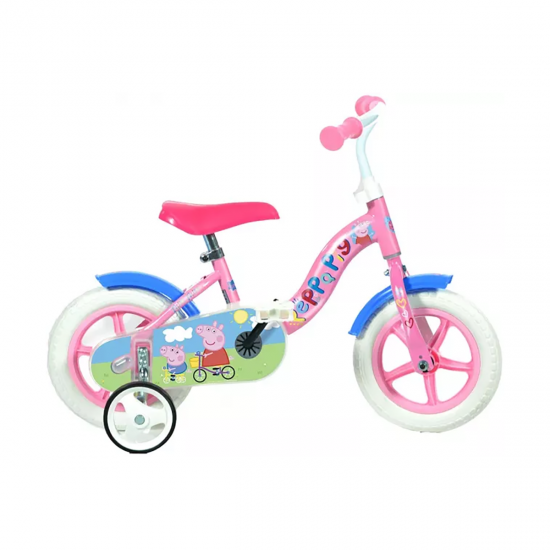 Bicicleta copii, 10 inch, Purcelusa Peppa, Dino Bikes Bicicleta copii, 10 inch, Purcelusa Peppa, Dino Bikes