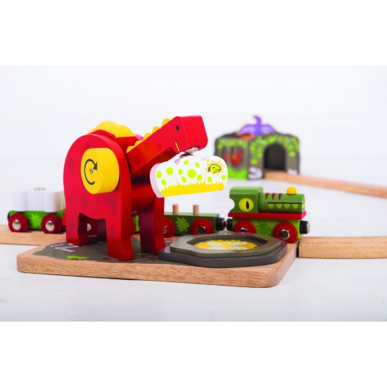 Macara de lemn - Dinozaur Macara de lemn - Dinozaur